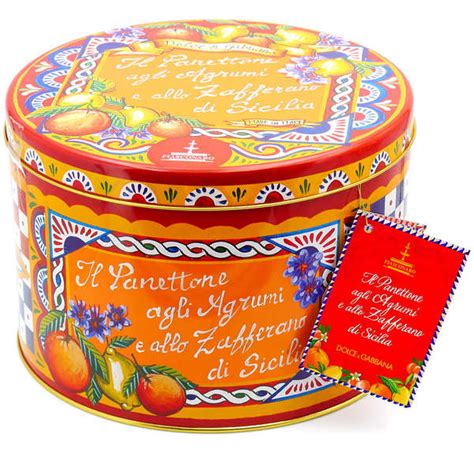 dolce and gabbana panettone tin